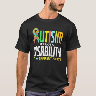 Camiseta Autismo legal Sem Deficiência Apenas Outro Carro D