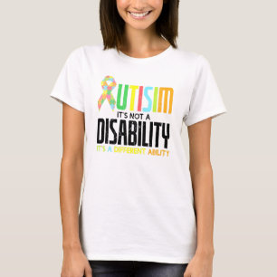 Camiseta Autismo legal Sem Deficiência Apenas Outro Carro D