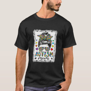 Camiseta Autismo Mãe A Vida Mensageira Bun Sangrou O Dia Da