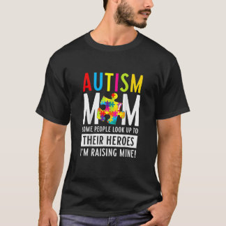 Camiseta Autismo Mãe Algumas Pessoas Olham Para Seus Heróis