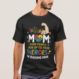 Camiseta Autismo Mãe Aumentando a consciência do autismo