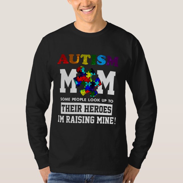 Camiseta Autismo Mãe Autismo Consciência (Frente)
