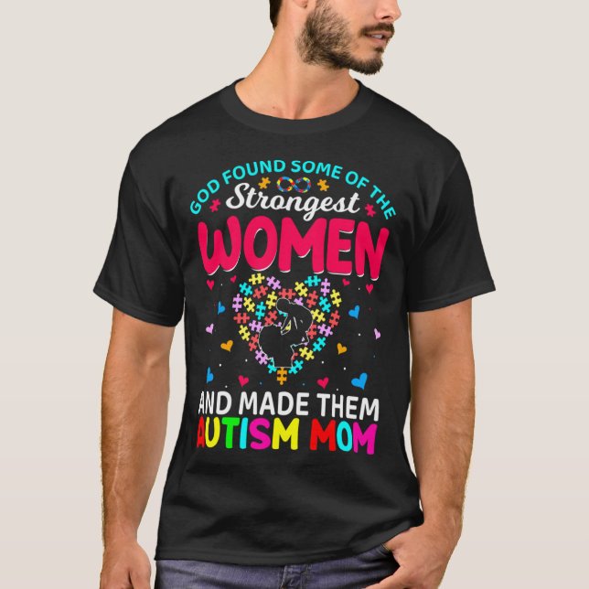 Camiseta Autismo Mãe Autismo Guerreiros de Consciência Mama (Frente)