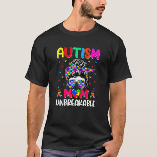 Camiseta Autismo Mãe Autismo Inseparável Sensibilização Mãe