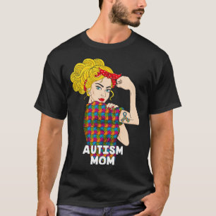 Camiseta Autismo Mãe Autismo Sensibilização Amizade Suporte