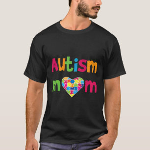 Camiseta Autismo-Mãe de Autista-Consciência do Autista-Cora
