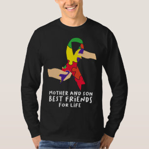 Camiseta Autismo Mãe E Filho Dos Melhores Amigos