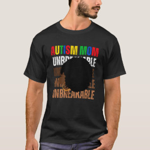 Camiseta Autismo Mãe Inseparável Afro Mensal Autismo Autism