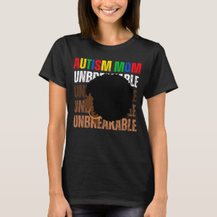 Camiseta Autismo Mãe Inseparável Afro Mensal Autismo Autism