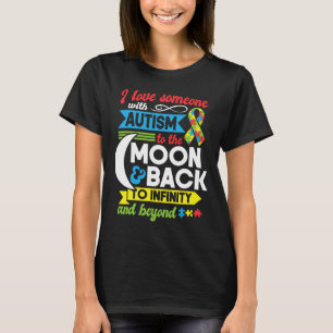 Camiseta Autismo Mãe Irmã Avó Eu Amo Alguém Com Auti