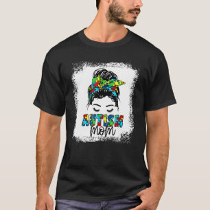 Camiseta Autismo Mãe Mensagem Cabelo Arado Autismo Sensibil