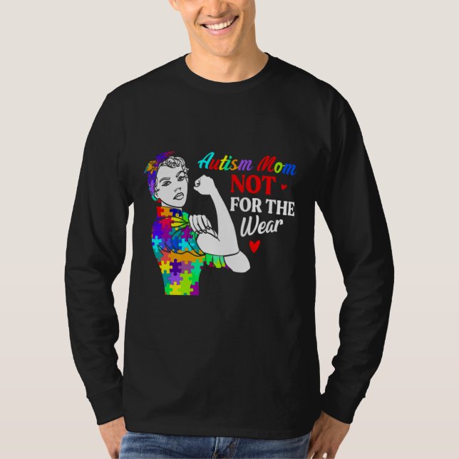 Camiseta Autismo Mãe Não Para O Fraco (Frente)
