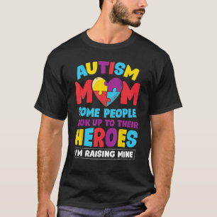 Camiseta Autismo Mãe Pessoas Olham Para Os Heroínas, Elevan