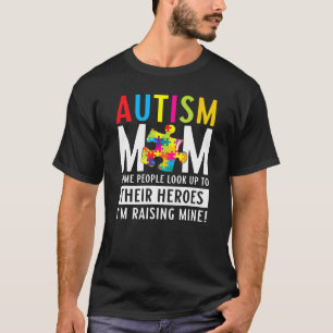 Camiseta Autismo Mãe Pessoas Olham Para Os Heroínas, Elevan