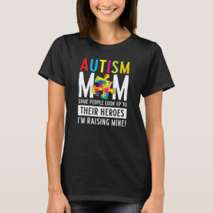 Camiseta Autismo Mãe Pessoas Olham Para Os Heroínas, Elevan