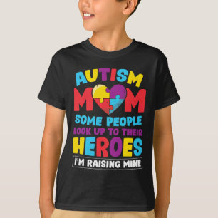 Camiseta Autismo Mãe Pessoas Olham Para Os Heroínas, Elevan
