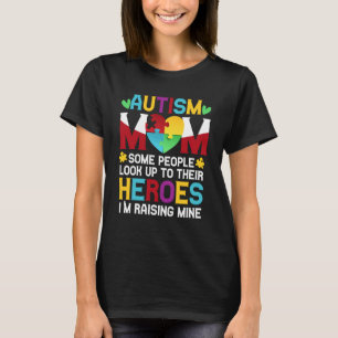 Camiseta Autismo Mãe Pessoas Olham Para Os Heroínas, Elevan