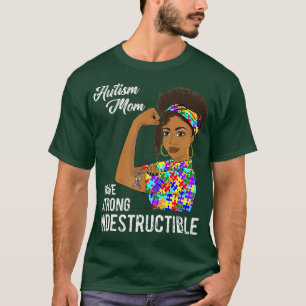 Camiseta Autismo Mãe Quebra-cabeça Autista Indestrutível