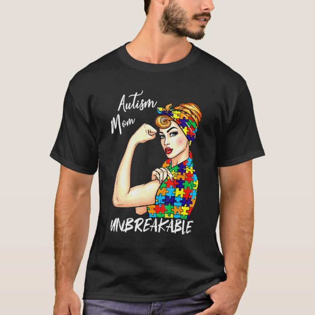 Camiseta Autismo Mãe Um Inseparável Dia Mundial da Consciên (Frente)