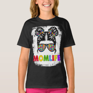 Camiseta Autismo Mãe Vida Mensageira Dia da Mãe Mãe Vida