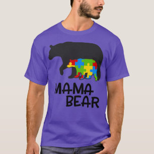 CAMISETA AUTISMO MAMA BEAR