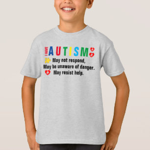 Camiseta Autismo - Mantenha ou crie o Teto Básico dos seus 