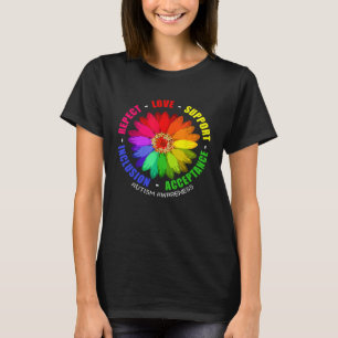 Camiseta Autismo Mulheres Homens Respeito Amor Apoio Consc