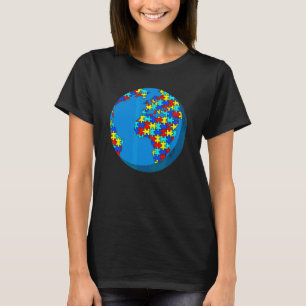 Camiseta Autismo mundial consciência mês e adepto 3