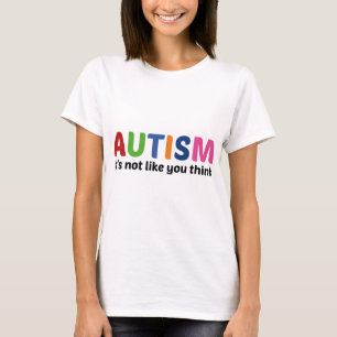 Camiseta Autismo Não é como você pensa