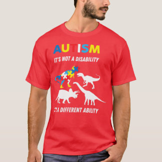 Camiseta Autismo Não é uma deficiência é uma habilidade dif