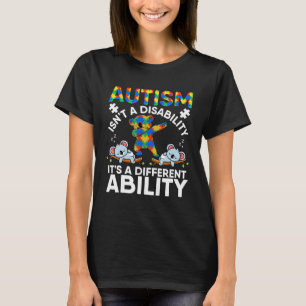 Camiseta Autismo Não É Uma Deficiência Sua Diferente Habili
