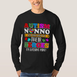 Camiseta Autismo Não Pessoas Procuram Seus Heróis Autismo S