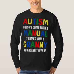 Camiseta Autismo não vem com um manual que vem com um