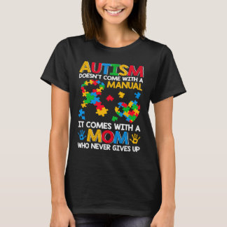 Camiseta Autismo não vem com uma fita de Quebra-cabeça manu