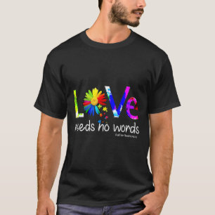 Camiseta Autismo-O Amor Não Precisa de Palavras-Autismo