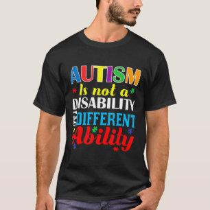 Camiseta Autismo-O Autismo Não É Uma Deficiência, É Algo Di