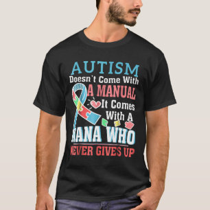 Camiseta Autismo-O Autismo Não Vem Com Um Manual Fita