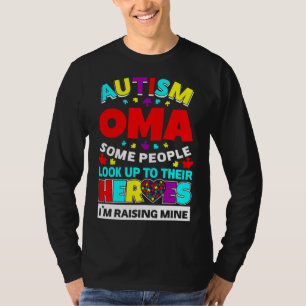 Camiseta Autismo Oma Pessoas Procuram Seus Heróis Ascensão