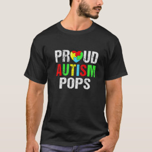 Camiseta Autismo Orgulhoso Pop Coração Familiar