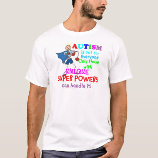 Camiseta Autismo original dos poderes super