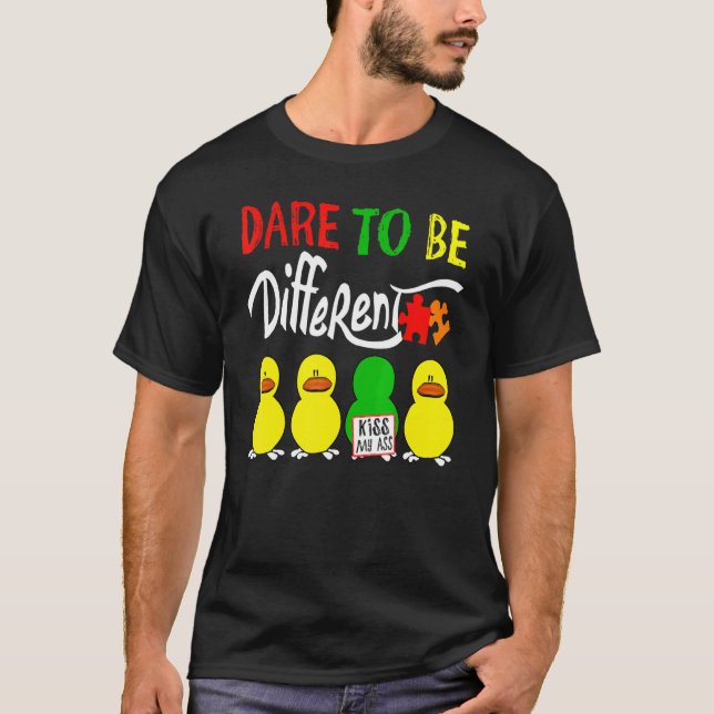 Camiseta Autismo Ouse Ser Diferente (Frente)
