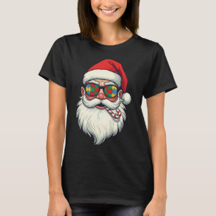 Camiseta Autismo Papai Noel Candi Homens de Natal