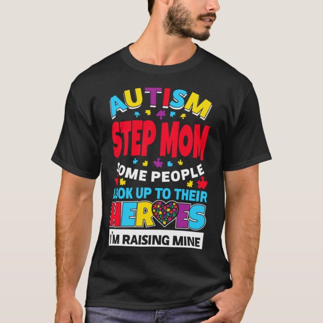 Camiseta Autismo Passo Mãe Pessoas Procuram A Ascensão Dos  (Frente)
