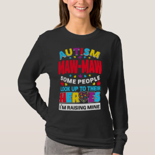 Camiseta Autismo Pessoas Maw Procuram Suas Ascensões Heroic