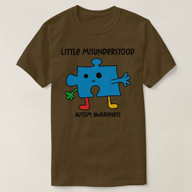Camiseta Autismo Pouco Entendido 2 (Frente do Design)