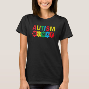 Camiseta Autismo Quebra-cabeça de consciência Fita Orgulhos