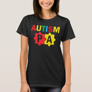Camiseta Autismo Quebra-cabeça de consciência Fita Orgulhos