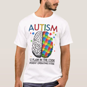 Camiseta Autismo Quebra-cabeça Piece Oferece Autismo Cita