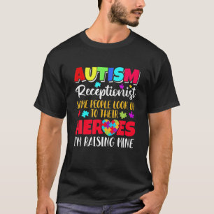 Camiseta Autismo Recepcionista Algumas Pessoas Olham Para O