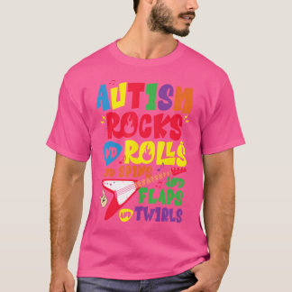 Camiseta Autismo Rochas E Rolos E Pinos E Flaps Awarene